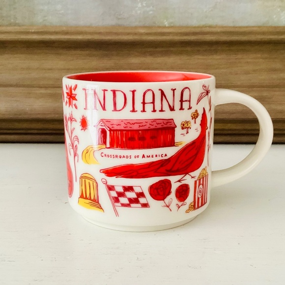 Starbucks Been There Series Indiana Coffee Mug 2019 14Oz No box Collectable Gift - Picture 1 of 9